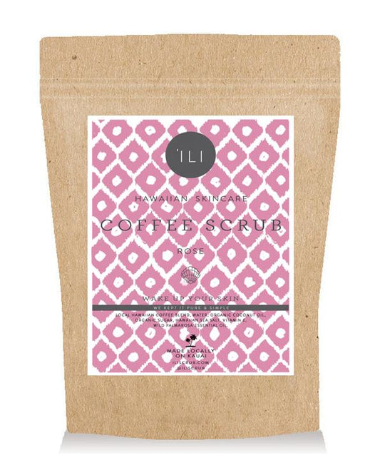 'Ili Scrub - Travel Size Coffee Scrub - Rose